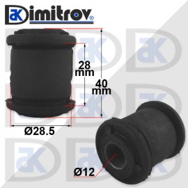 Тампон Ø 12 х Ø 28,5 х 40 / 28 mm